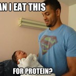 Dokažeš ho zjesť kvoli proteinom ?